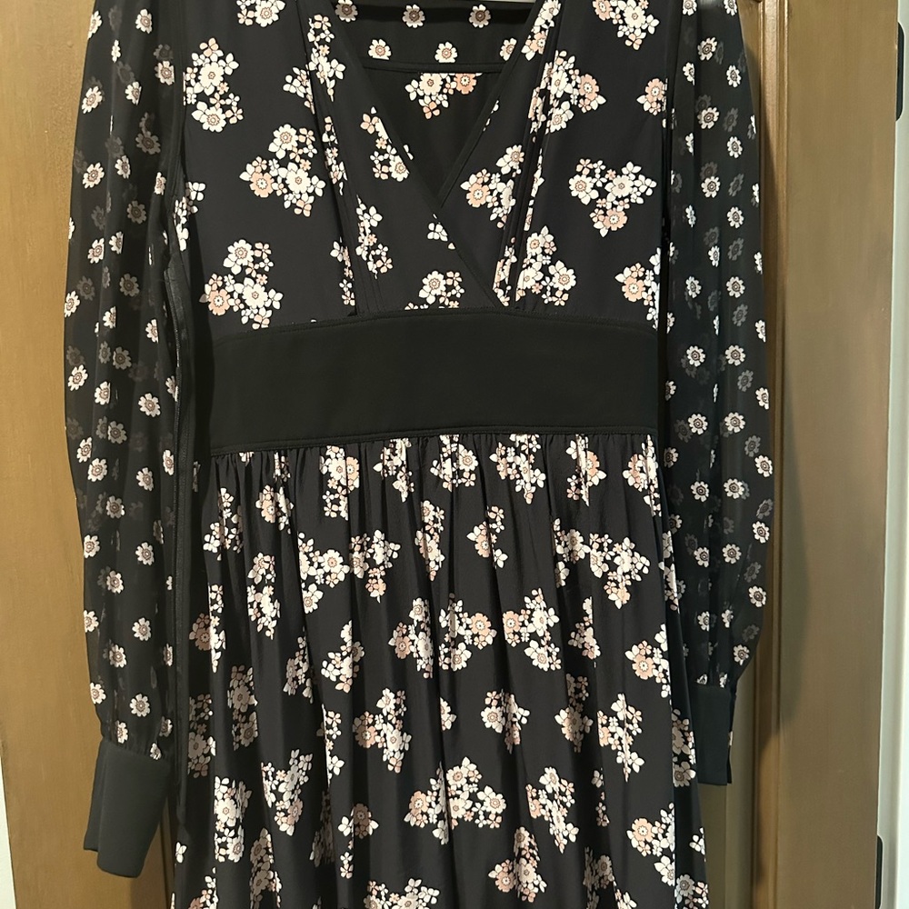 Kate spade silk floral dress